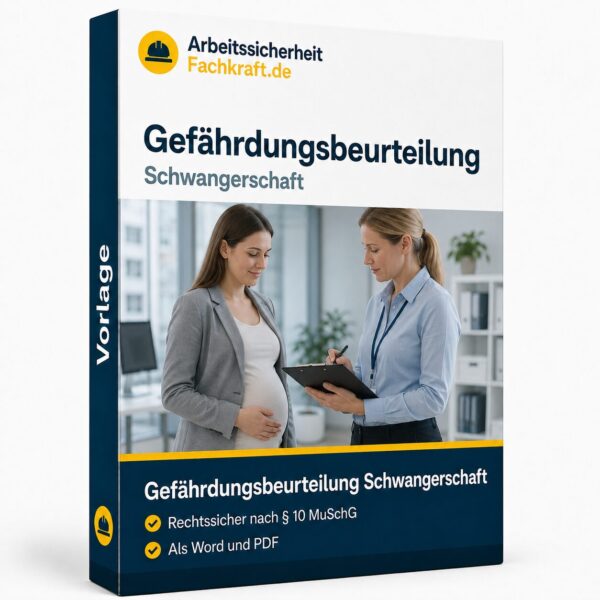 Gefährdungsbeurteilung Schwangerschaft als Word- und PDF-Vorlage nach dem Mutterschutzgesetz